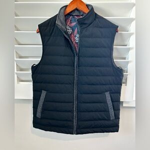 Ted Baker Black Goose Down Walkers Quilted Vest Gilet Size 3= Medium